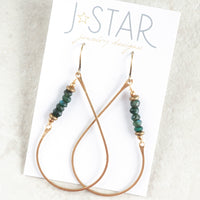 Asymmetrical Teardrop Earrings