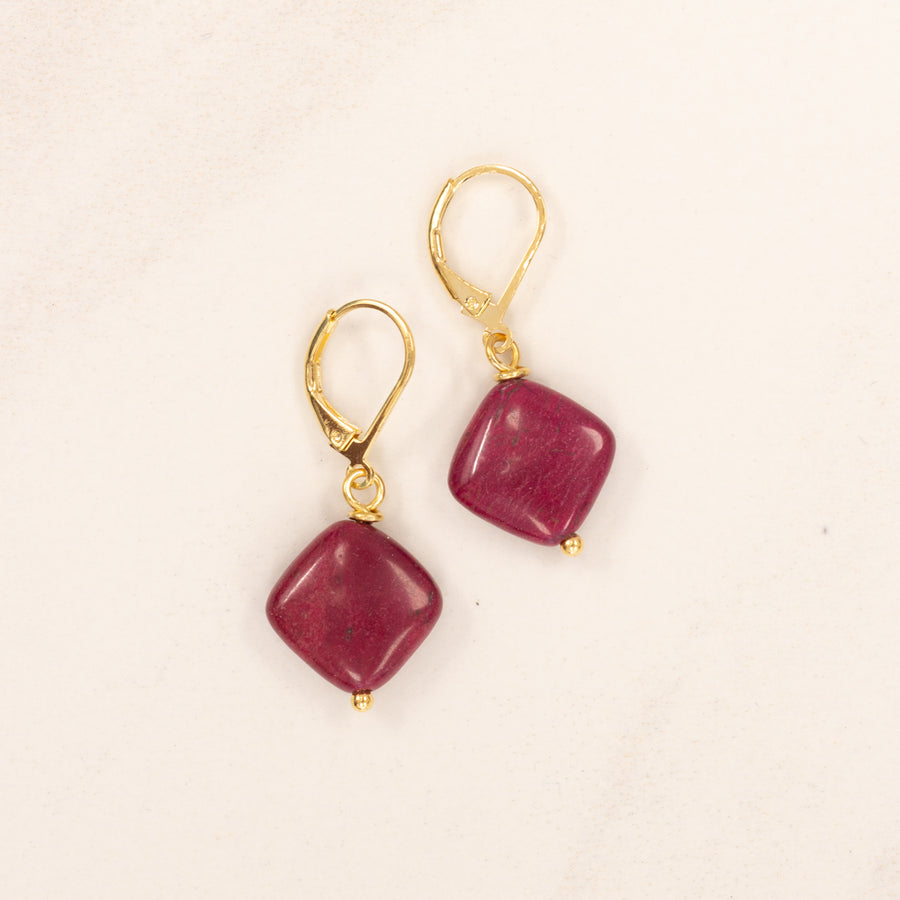 Simple Drop Leverback Earrings