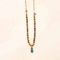 Tigers Eye Long Necklace