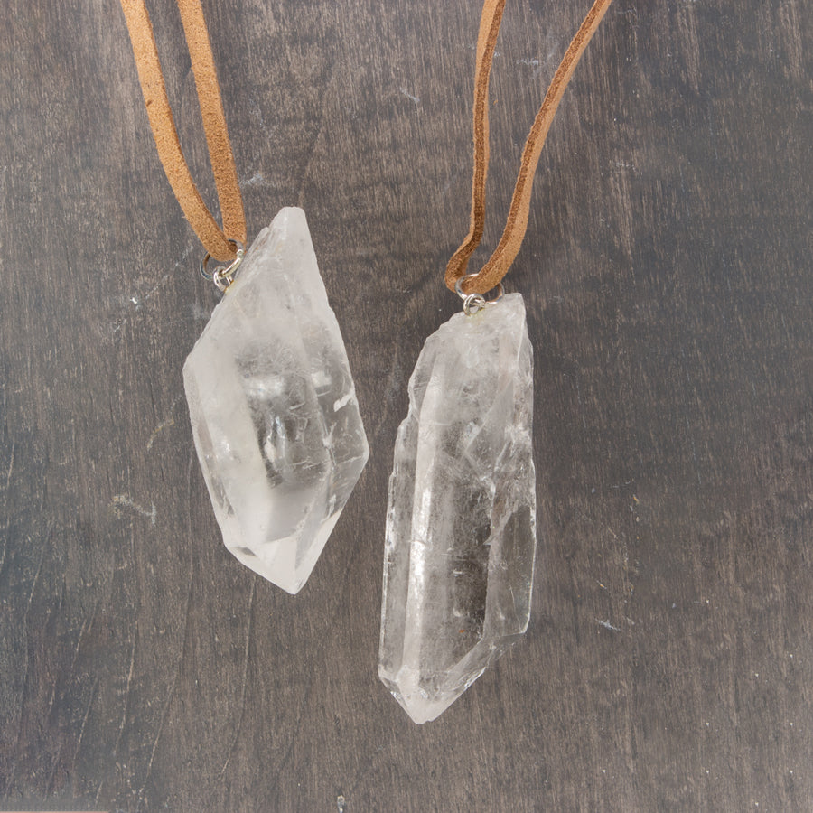 Quartz Crystal Point Ornament