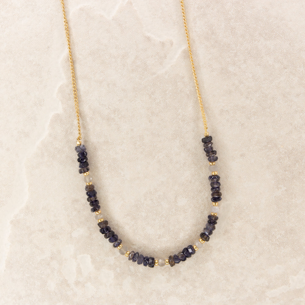 Iolite Layering Necklace