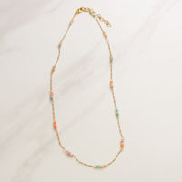 Delicate Opal Figaro Necklace