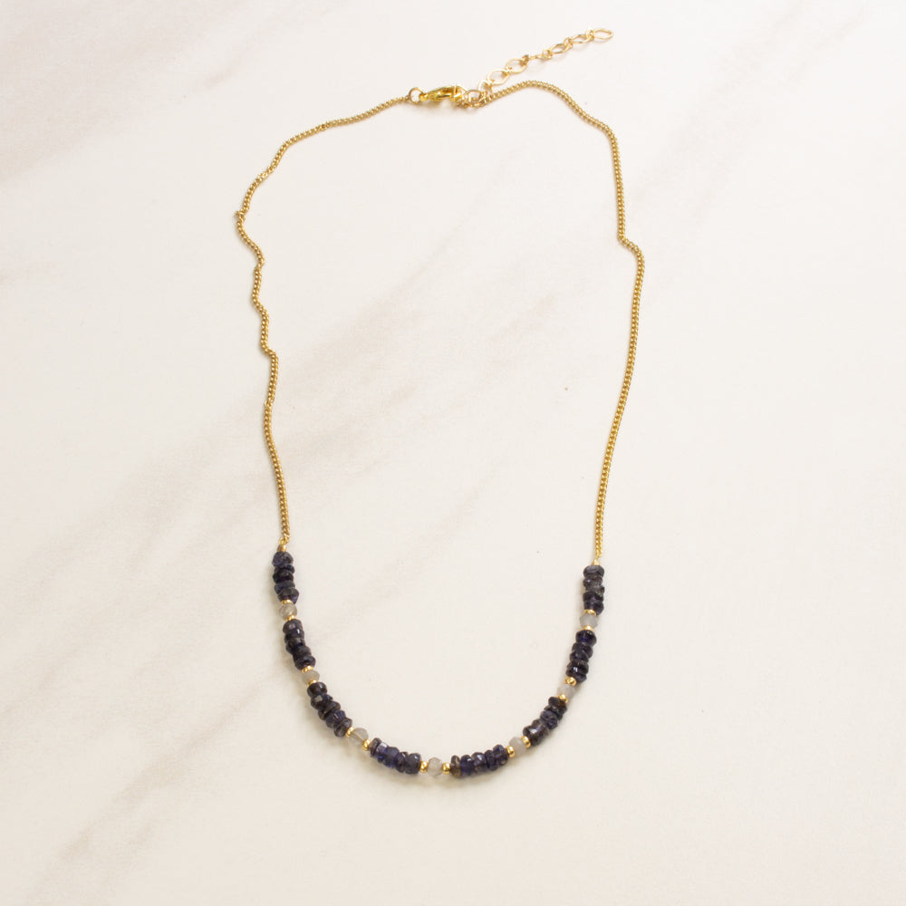 Iolite Layering Necklace