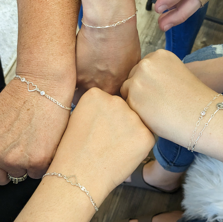 Permanent Jewelry for 4 people