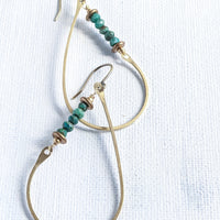 Asymmetrical Teardrop Earrings