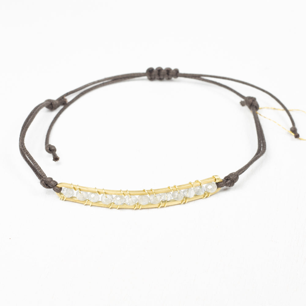 Adjustable Gemstone Stacker Bracelet