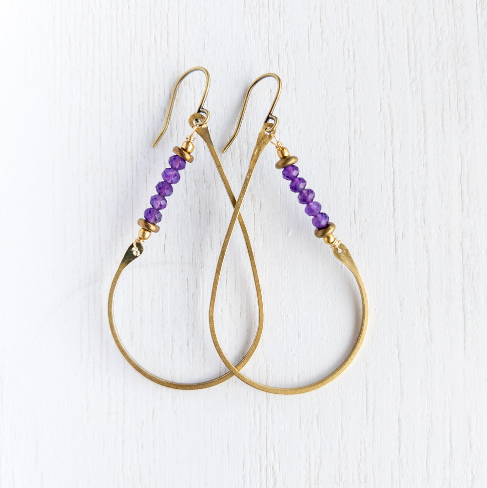 Asymmetrical Teardrop Earrings