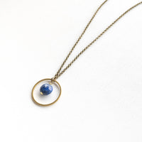 Simple Gemstone Pendant Necklace