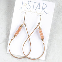 Asymmetrical Teardrop Earrings